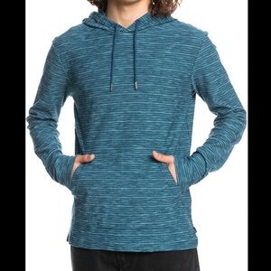 [XL] Quiksilver Men's Kentin Hoody Crew Neck Knit Shirt